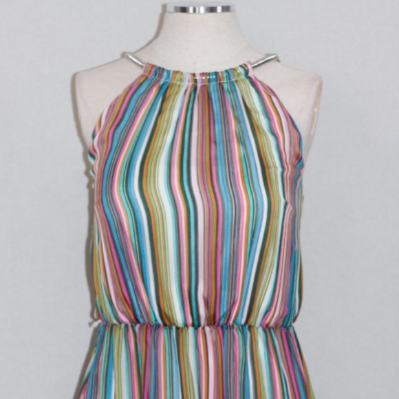 Multi Color Stripe Dress - Picture 5 of 15